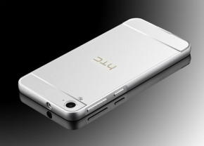 Луксозен алуминиев бъмпър с твърд гръб за HTC Desire 826G / HTC Desire 826 Dual сребрист
